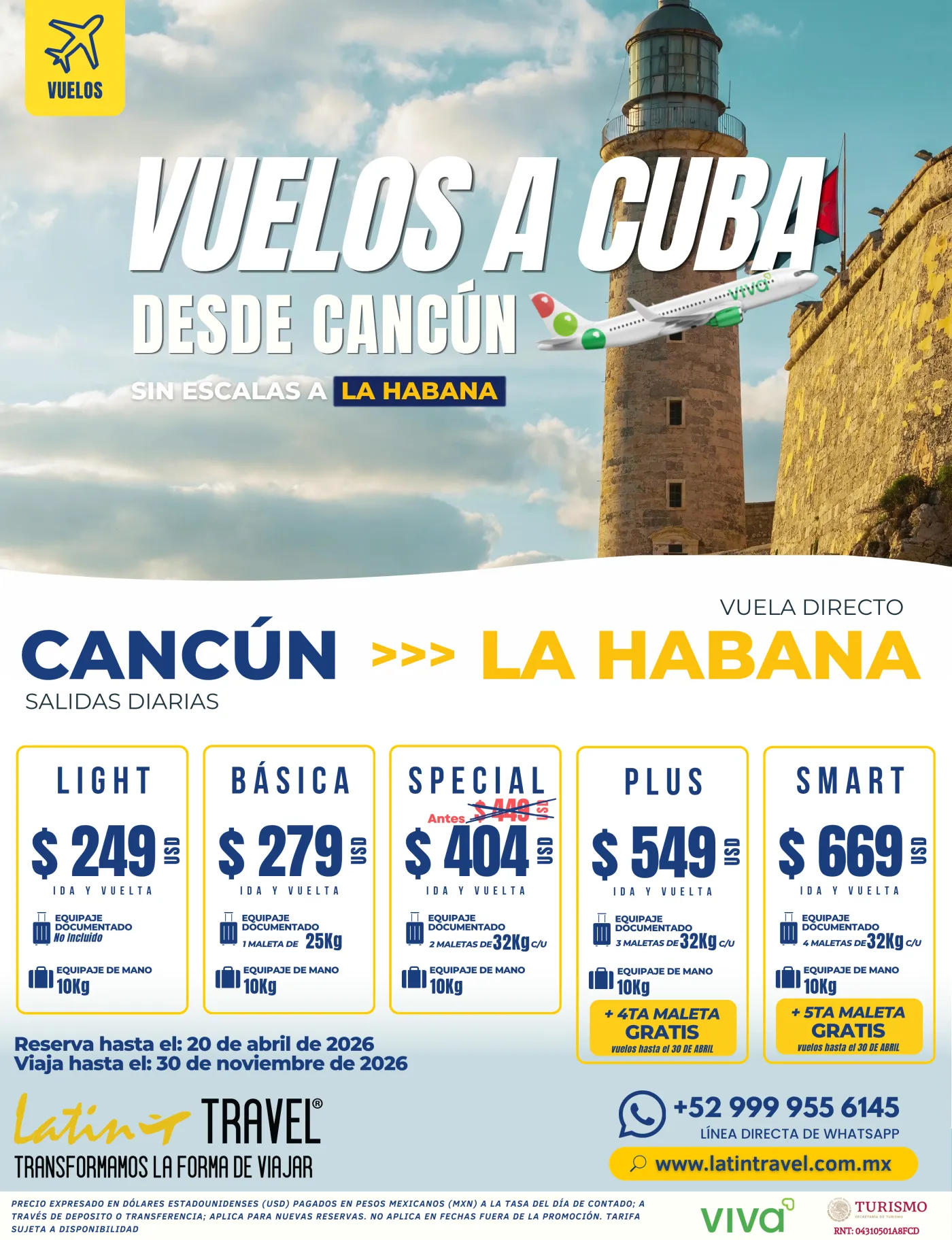 CANCÚN - LA HABANA
