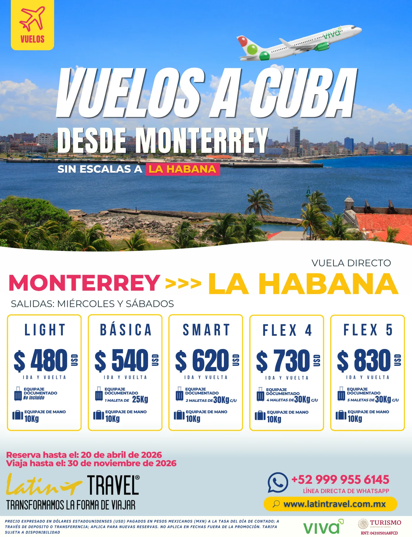 MONTERREY - LA HABANA